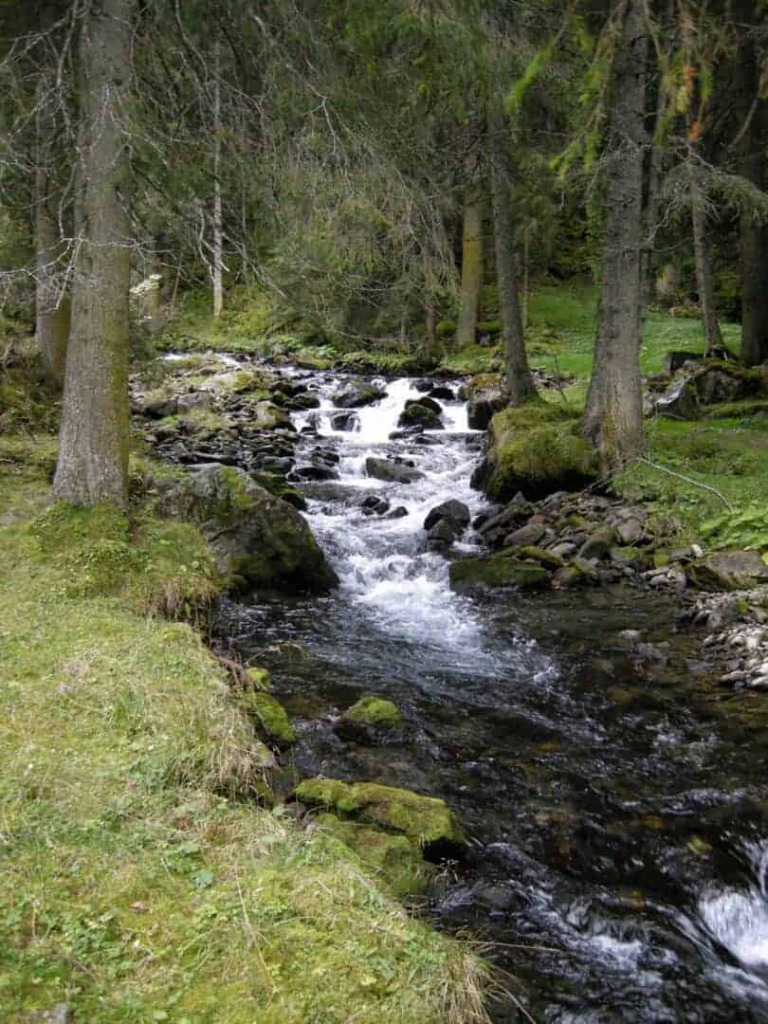 Smaller mountain streams